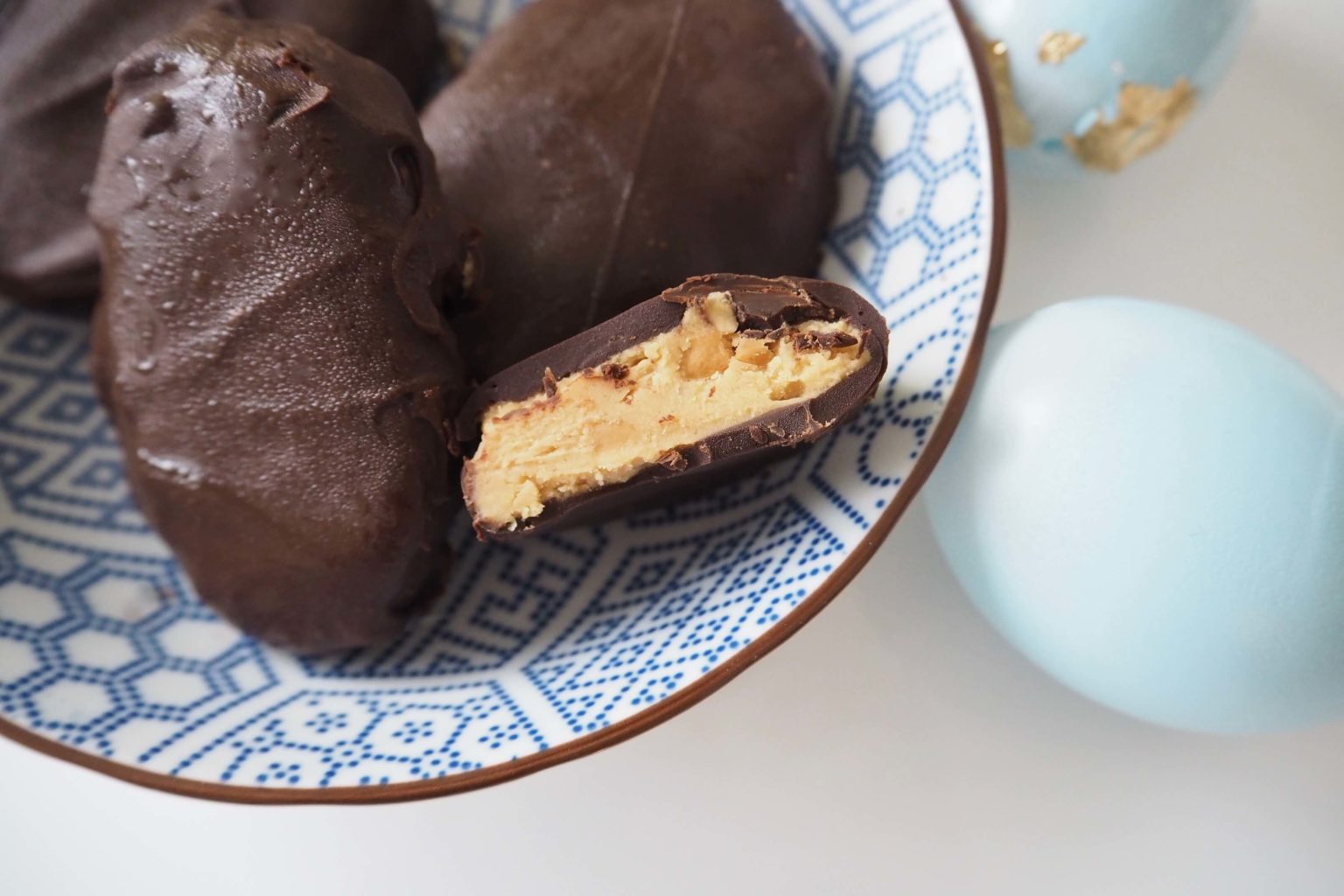 REZEPT: Erdnussbutter-Schoko Eier Rezept Erdnusbutter-Schoko Eier