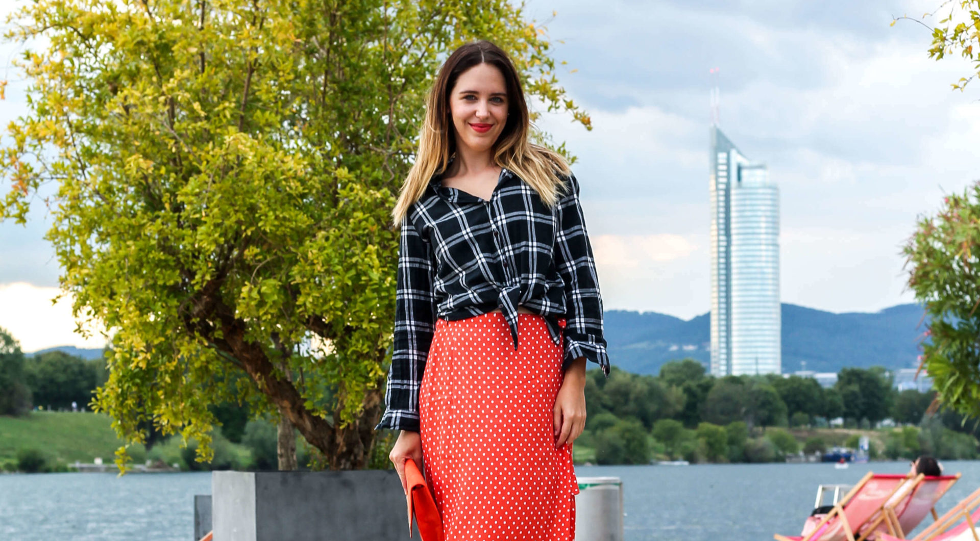 One Trend - Different Styles Wrap Skirt, Polkadots