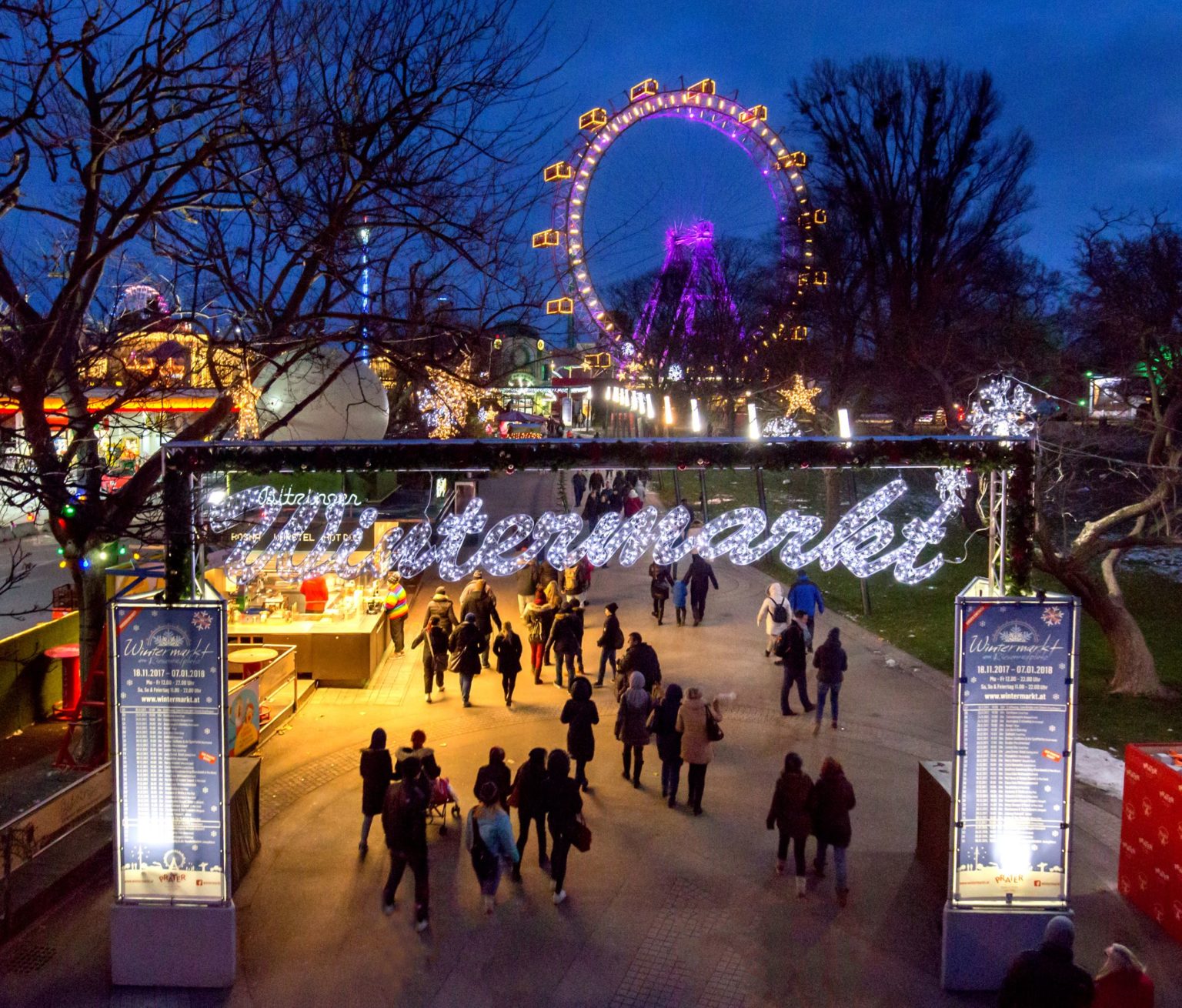Österreichs schönste Adventmärkte: Wintermarkt am Riesenradplatz (c) Julius Silver_Wintermarkt II